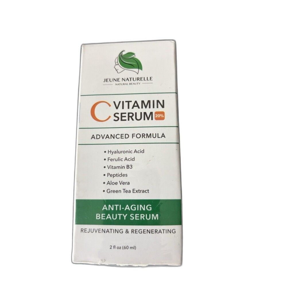 Jeune Naturelle Vitamin C Serum  2 Fl Oz. New  Anti-aging Beauty Serum